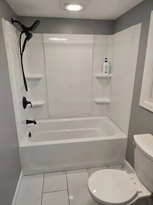 Full Bathroom Remodel with a New Tub and Surround in Bristol