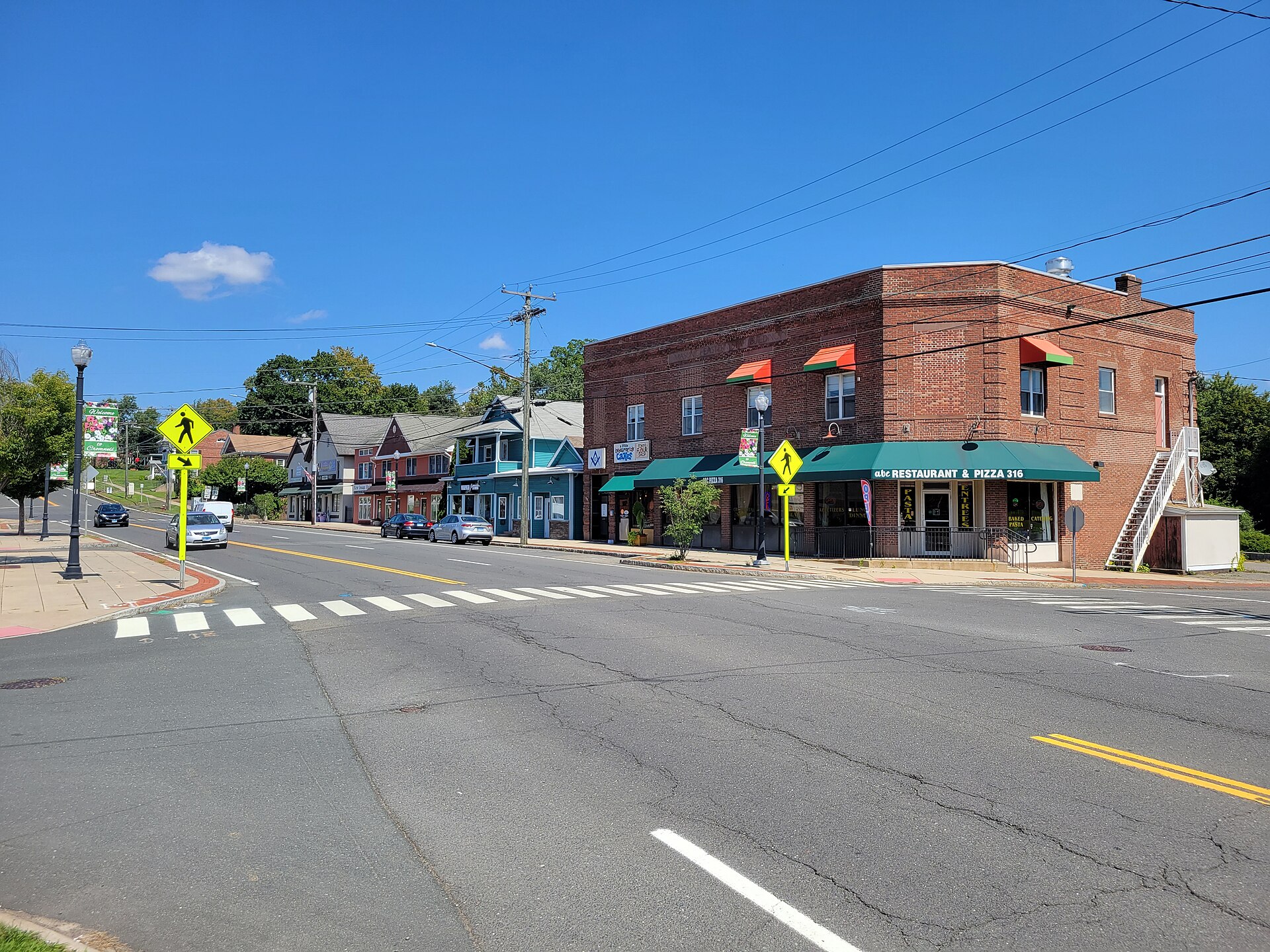 Main Street in Cromwell, Connecticut